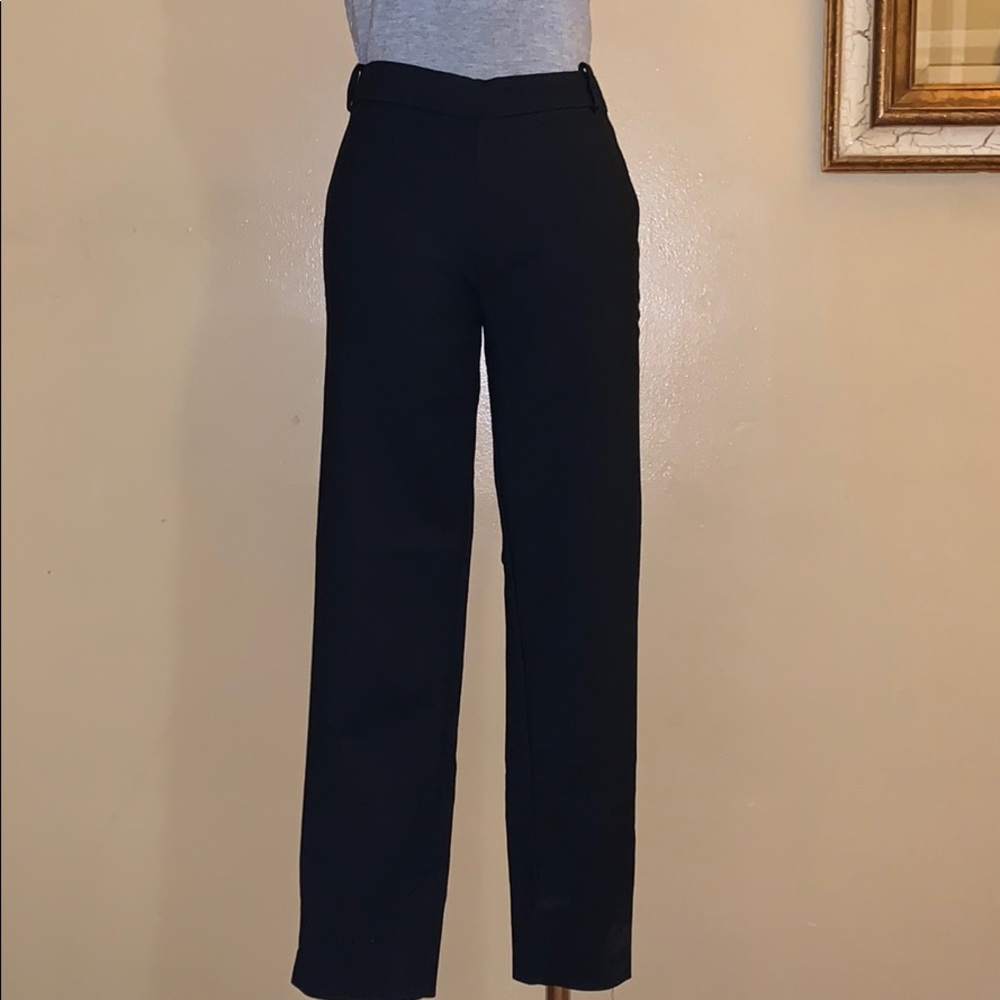 Zara Skinny Trouser Dress Pants Black Size Small